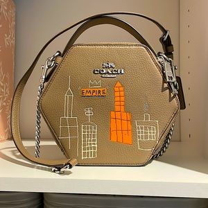 Coach Basquiat octagon purse